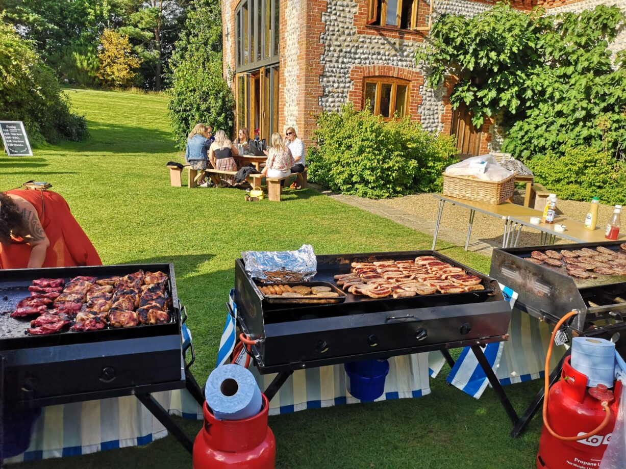 Barbecue at Chaucer Barn