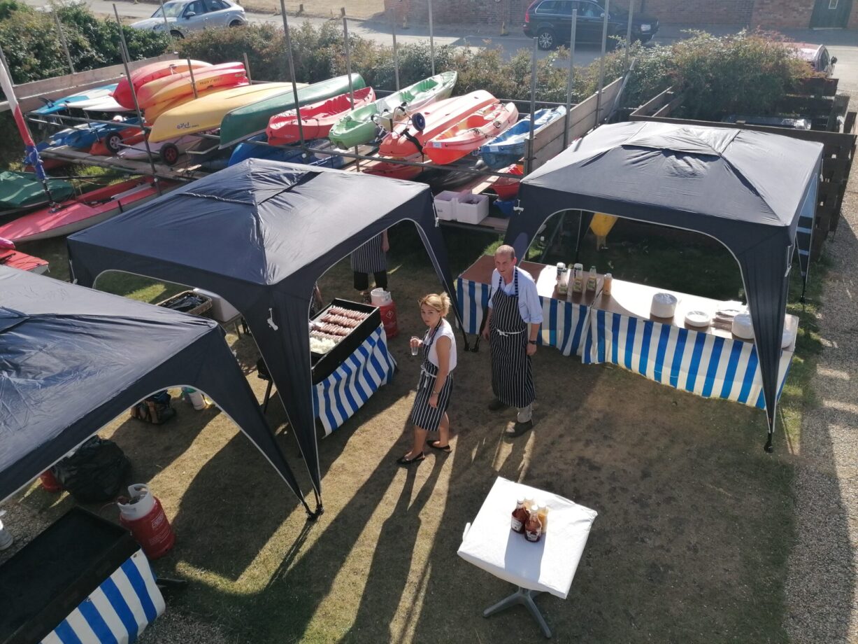 Barbecue at Brancaster Sailing Club